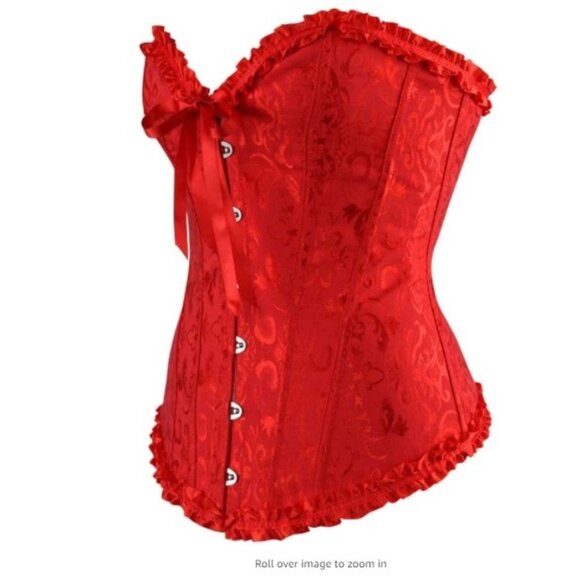 Women's Punk Style Corset Bustier Body shaper Top Retro vintage Style - Picture 3 of 6